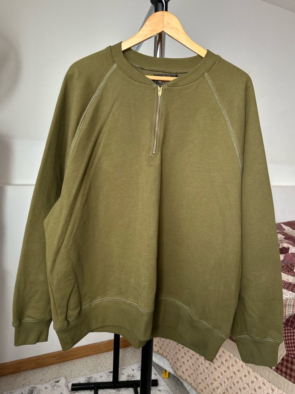 Filson Quarter Zip Terry Pullover Sweatshirt